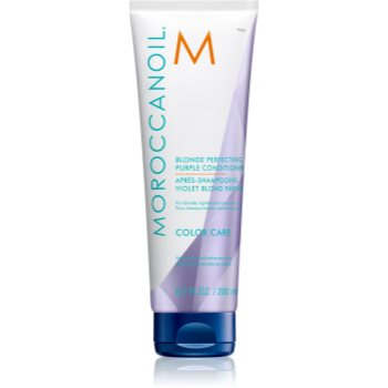 Moroccanoil Color Care Blonde Perfecting Purple Conditioner balsam de par violet pentru parul blond cu suvite - imagine 2
